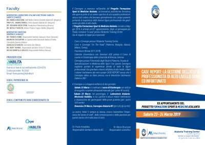 Sabato 23 e Domenica 24 marzo 2019: Riattiva partecipa al Congresso Atalanta