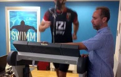 Diego Perotti in Riattiva test di potenza aerobica