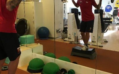 Franco Ferrari ultima fase di riatletizzazione nel centro Riattiva