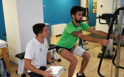 Nicolas Spolli in Riattiva per doppia seduta fisioterapica