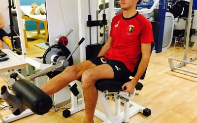 Mario Ierardi  al termine del trattamento medico-riabilitativo