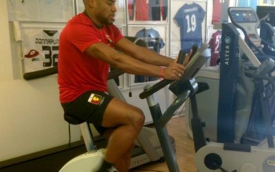 Loick Landre in Riattiva per alcune sedute di riabilitazione