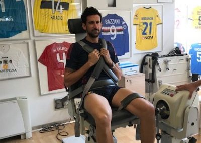 Seduta Isocinetica per Nicolas Spolli 